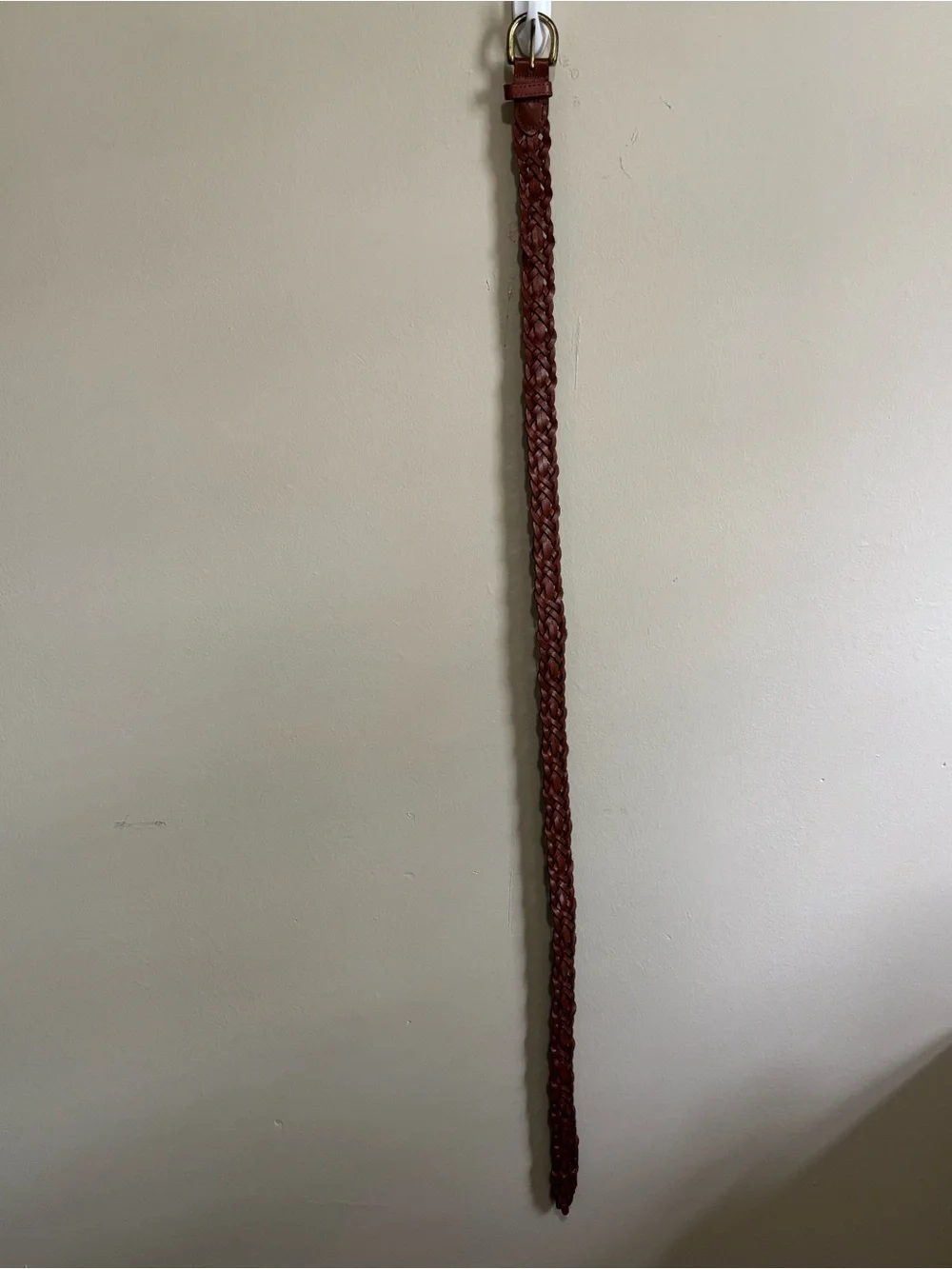 Capezio Argentina Braided Genuine Leather Belt XL 41” Rustic Western